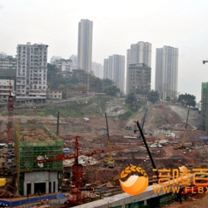 通江路建设工程道路建设最后冲刺