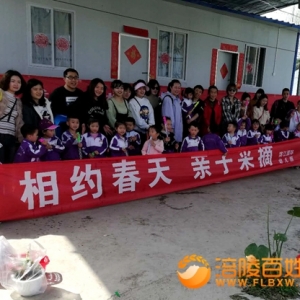 90余名幼儿师生亲子相约鸿通草莓