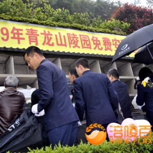 涪陵青龙山：780名逝者免费安葬