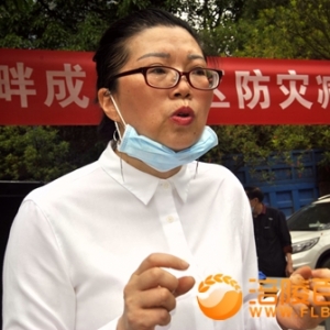 疫情牢消防   小区看演练