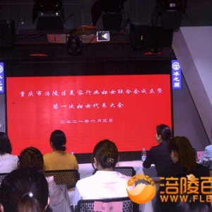 涪陵区美容协会妇女联合会成立