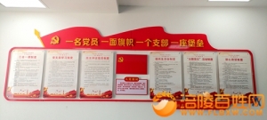 藴迪打造云佳越党建文化墙