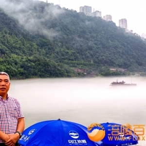 云雾仙景建设中的乌江外滩
